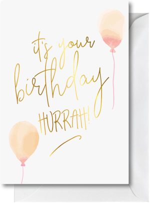 Birthday Balloon Pink