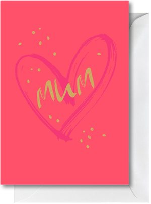 Mum Pink Heart