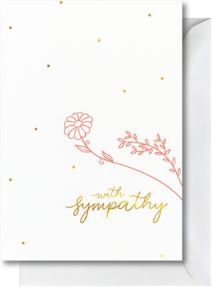With Sympathy